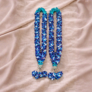 Fresh Blue Orchid Wedding Garland