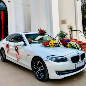 Modern Bridal Wedding Car Decor